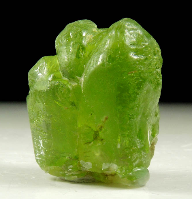 Forsterite var. Peridot (gem-grade crystal) from Suppat, Naran-Kagan Valley, Kohistan District, Khyber Pakhtunkhwa (North-West Frontier Province), Pakistan