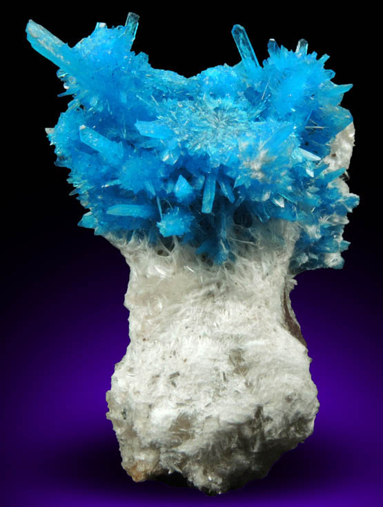 Cavansite-Pentagonite on Stilbite from Wagholi Quarry, Maharashtra, India