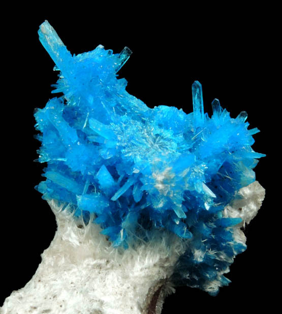 Cavansite-Pentagonite on Stilbite from Wagholi Quarry, Maharashtra, India