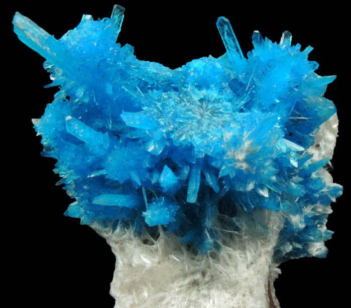 Cavansite-Pentagonite on Stilbite from Wagholi Quarry, Maharashtra, India