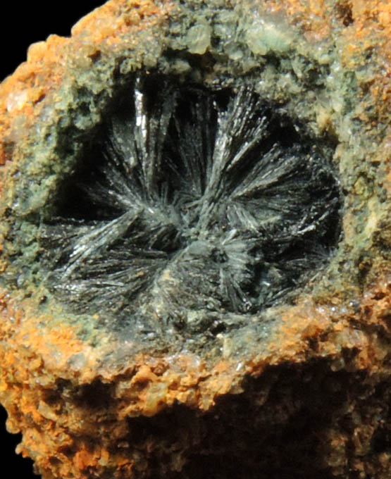 Vivianite from Raccoon Creek, Mullica Hill, Gloucester County, New Jersey