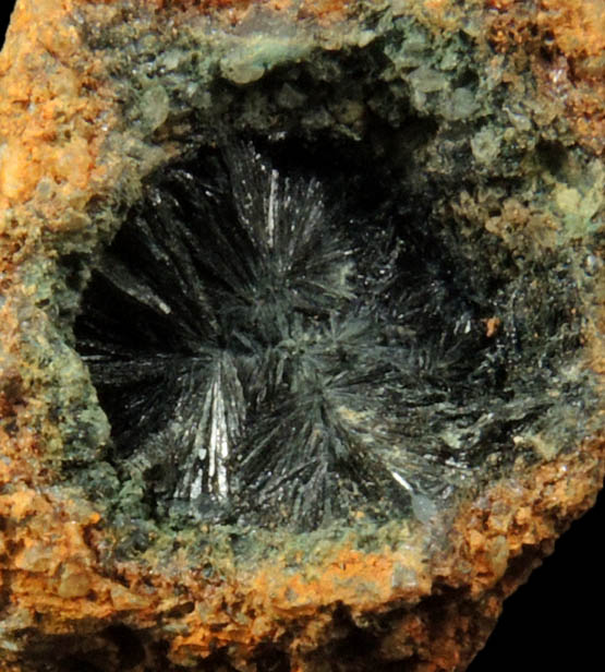 Vivianite from Raccoon Creek, Mullica Hill, Gloucester County, New Jersey