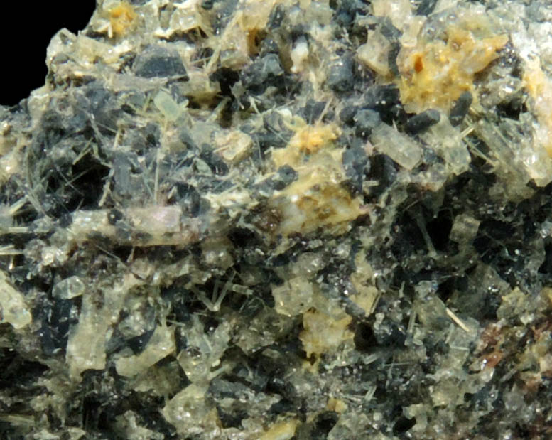 Kalsilite, Ludwigite, Hornblende, Augite, Nepheline from Vispi Quarry, San Venanzo, Umbria, Italy