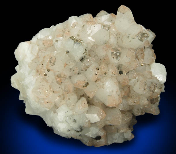 Calcite with Pyrite from St. Joe Mineral Resources (now ZCA) #3 Mine, Balmat, St. Lawrence County, New York