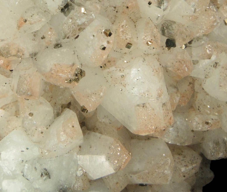 Calcite with Pyrite from St. Joe Mineral Resources (now ZCA) #3 Mine, Balmat, St. Lawrence County, New York