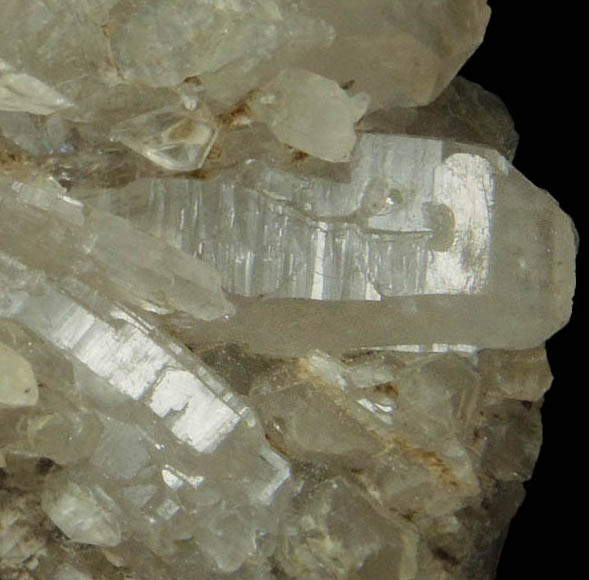 Quartz var. Smoky Quartz from North Moat Mountain, Bartlett, Carroll County, New Hampshire