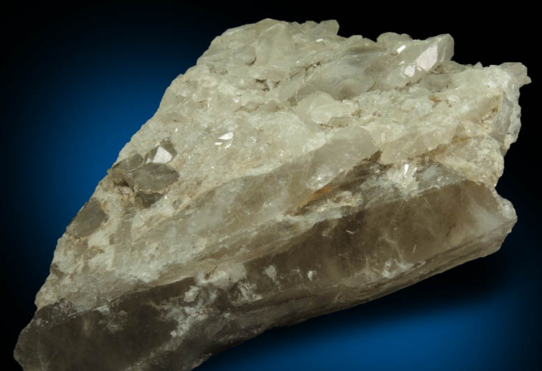 Quartz var. Smoky Quartz from North Moat Mountain, Bartlett, Carroll County, New Hampshire