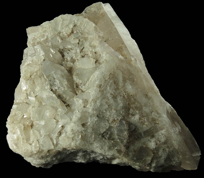 Quartz var. Smoky Quartz from North Moat Mountain, Bartlett, Carroll County, New Hampshire