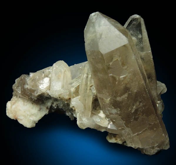 Quartz var. Smoky Quartz from North Moat Mountain, Bartlett, Carroll County, New Hampshire