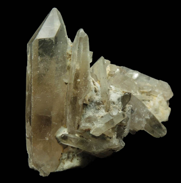 Quartz var. Smoky Quartz from North Moat Mountain, Bartlett, Carroll County, New Hampshire