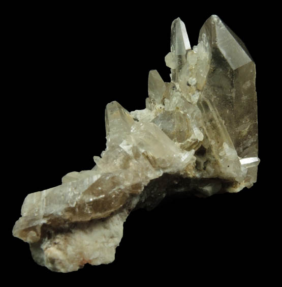 Quartz var. Smoky Quartz from North Moat Mountain, Bartlett, Carroll County, New Hampshire