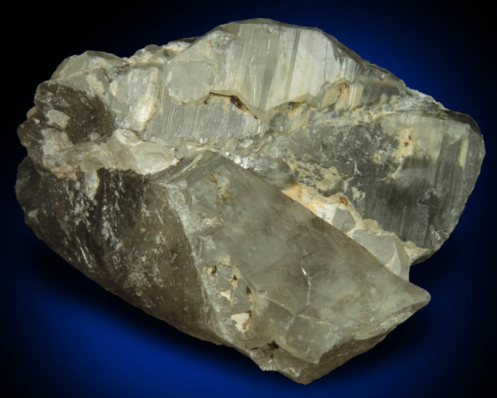 Quartz var. Smoky Quartz from North Moat Mountain, Bartlett, Carroll County, New Hampshire