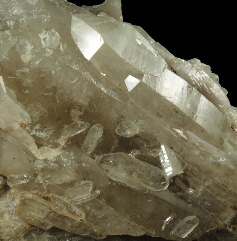 Quartz var. Smoky Quartz from North Moat Mountain, Bartlett, Carroll County, New Hampshire