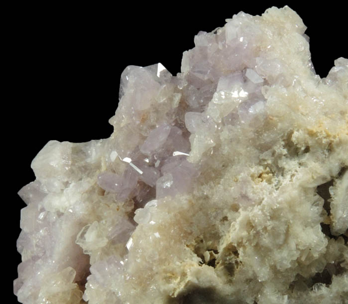 Fluorapatite var. Purple Apatite with Bertrandite from Emmons Quarry, southeastern slope of Uncle Tom Mountain,  Greenwood, Oxford County, Maine