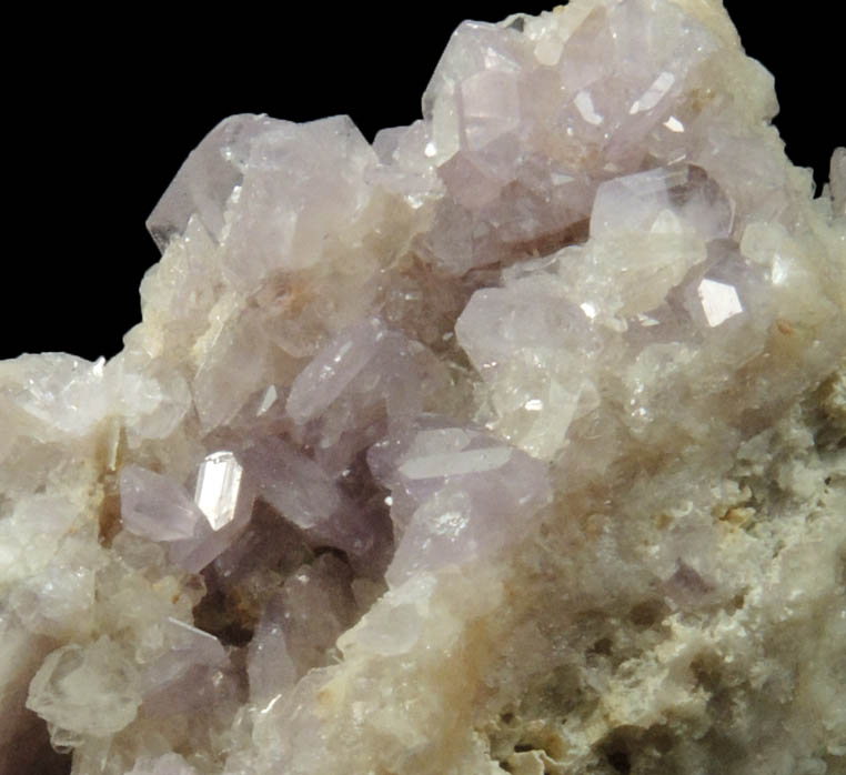 Fluorapatite var. Purple Apatite with Bertrandite from Emmons Quarry, southeastern slope of Uncle Tom Mountain,  Greenwood, Oxford County, Maine
