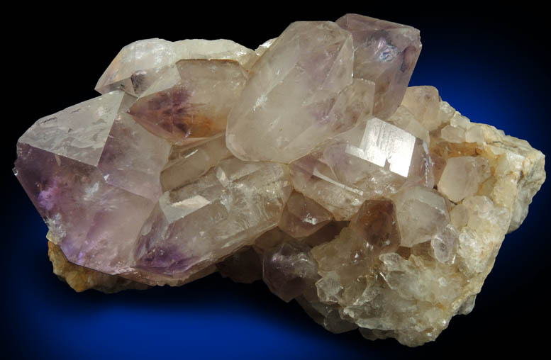 Quartz var. Amethyst Quartz from Phippsburg, Sagadahoc County, Maine