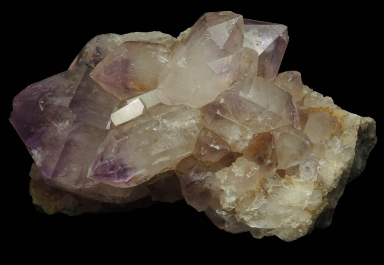 Quartz var. Amethyst Quartz from Phippsburg, Sagadahoc County, Maine