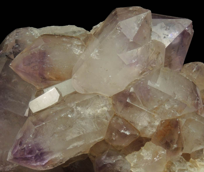 Quartz var. Amethyst Quartz from Phippsburg, Sagadahoc County, Maine