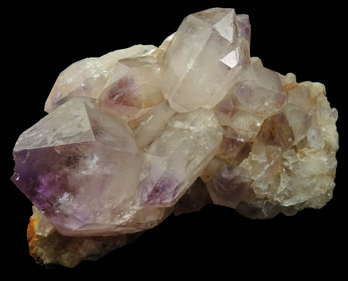 Quartz var. Amethyst Quartz from Phippsburg, Sagadahoc County, Maine