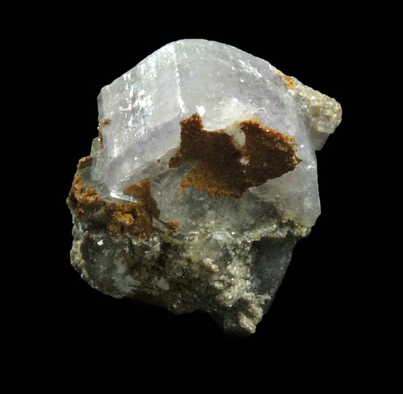 Fluorapatite var. Purple Apatite with Cookeite from Mount Rubellite, Hebron, Oxford County, Maine (Type Locality for Cookeite)