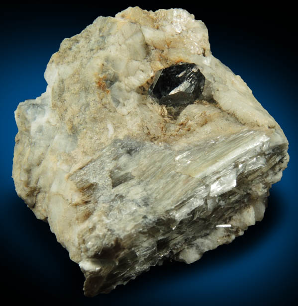 Cassiterite from Emmons Quarry, southeastern slope of Uncle Tom Mountain,  Greenwood, Oxford County, Maine