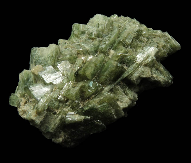 Diopside from Belvidere Mountain Quarries, Lowell (commonly called Eden Mills), C Pit, Orleans County, Vermont