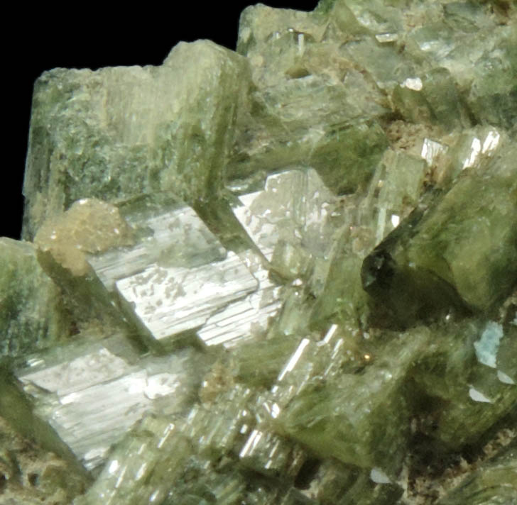 Diopside from Belvidere Mountain Quarries, Lowell (commonly called Eden Mills), C Pit, Orleans County, Vermont