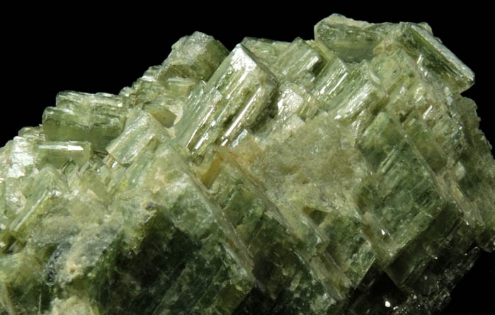 Diopside from Belvidere Mountain Quarries, Lowell (commonly called Eden Mills), C Pit, Orleans County, Vermont