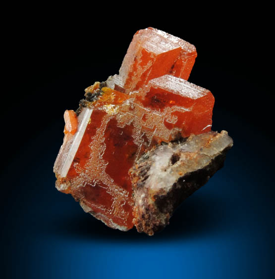 Wulfenite from Red Cloud Mine, Silver District, La Paz County, Arizona