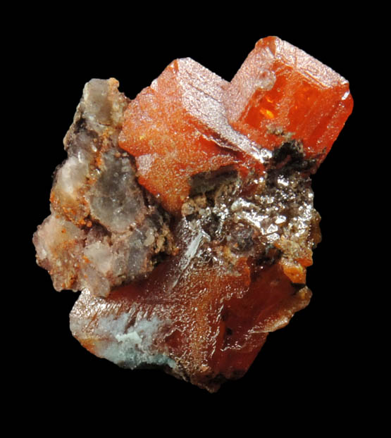 Wulfenite from Red Cloud Mine, Silver District, La Paz County, Arizona