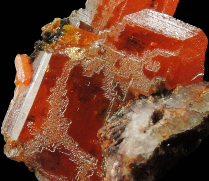 Wulfenite from Red Cloud Mine, Silver District, La Paz County, Arizona