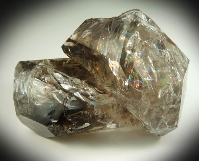 Quartz var. Skeletal Smoky Quartz from Lowville, Lewis County, New York