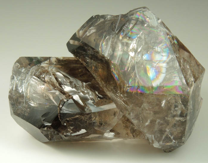 Quartz var. Skeletal Smoky Quartz from Lowville, Lewis County, New York