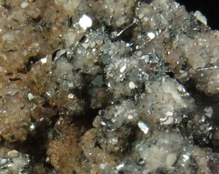 Hematite, Calcite, Quartz from Lowville, Lewis County, New York
