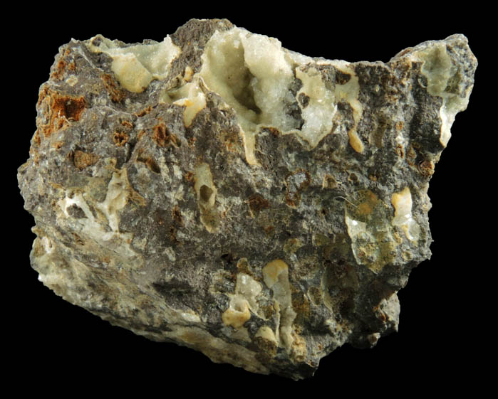 Heulandite, Stilbite, Apophyllite from Jaquish Road Cut, near Goble, Columbia County, Oregon