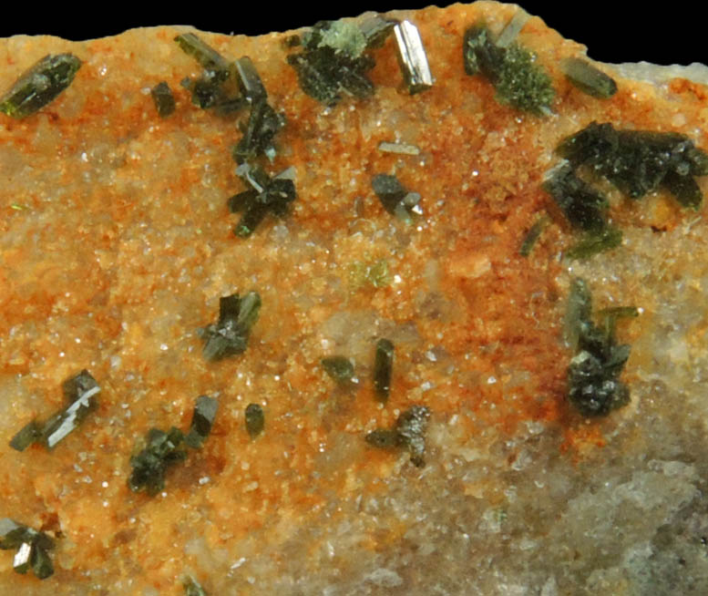 Olivenite from Mine du Cap Garonne, Le Pradet, Provence-Alpes-Côte d'Azur, France