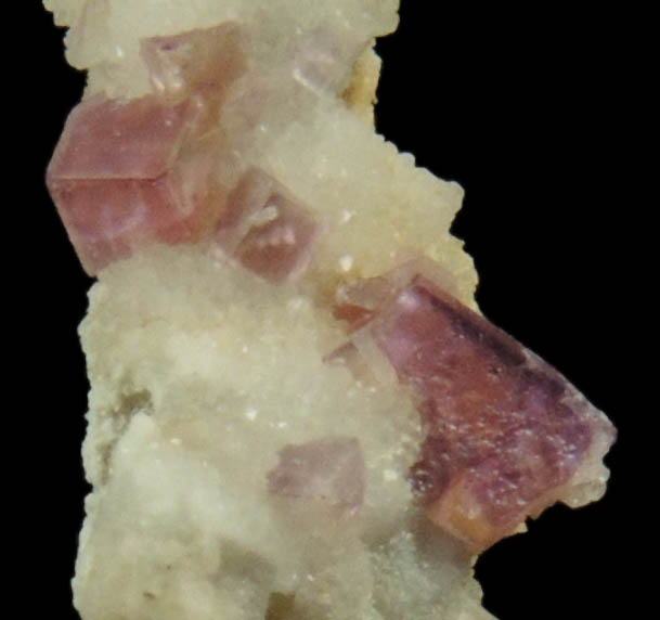 Fluorite on Quartz from near Gannat, Allier, Auvergne-Rhne-Alpes, France