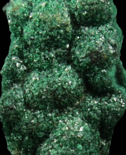 Malachite from L'Etoile du Congo Mine, Lubumbashi, Katanga Copperbelt, Haut-Katanga Province, Democratic Republic of the Congo