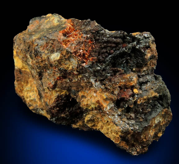 Beraunite from Bachman Mine, Hellertown, Northampton County, Pennsylvania