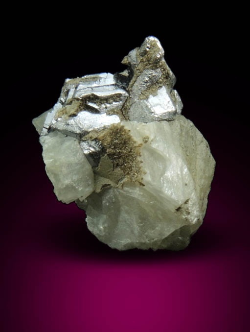 Galena in Calcite from Luck Stone Quarry, Bealeton, Fauquier County, Virginia