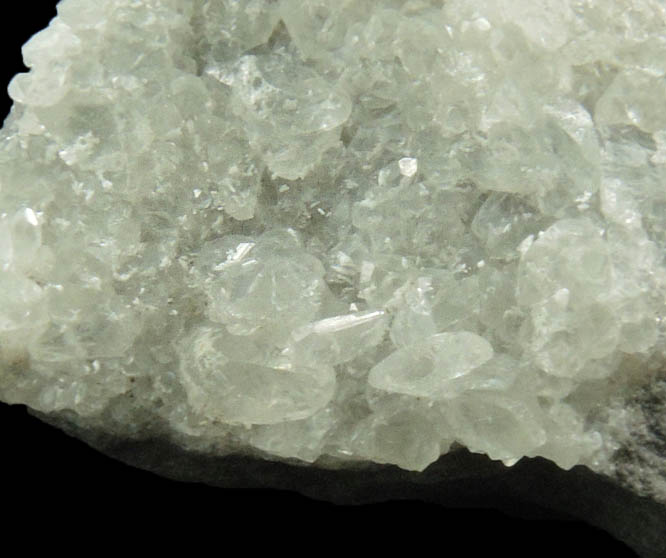 Calcite including twinned crystals from Rockway Quarry, 4.5 km ESE of Colonial Heights, Sullivan County, Tennessee