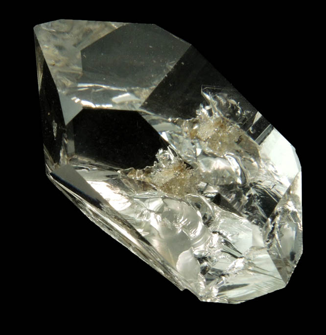 Quartz var. Herkimer Diamond from Middleville, Herkimer County, New York