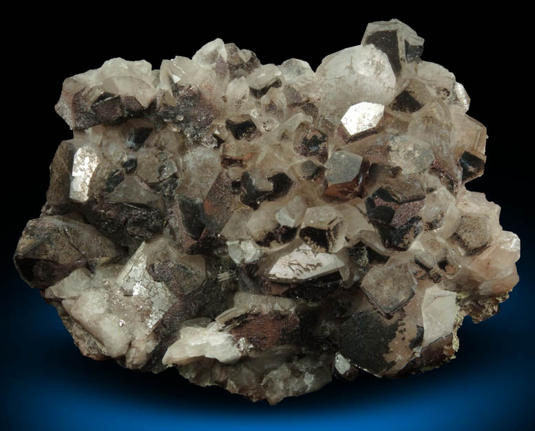 Quartz with Hematite phantom-growth zones from Max Tessmer Farm, Chub Lake, near Hailesboro, Gouverneur, St. Lawrence County, New York