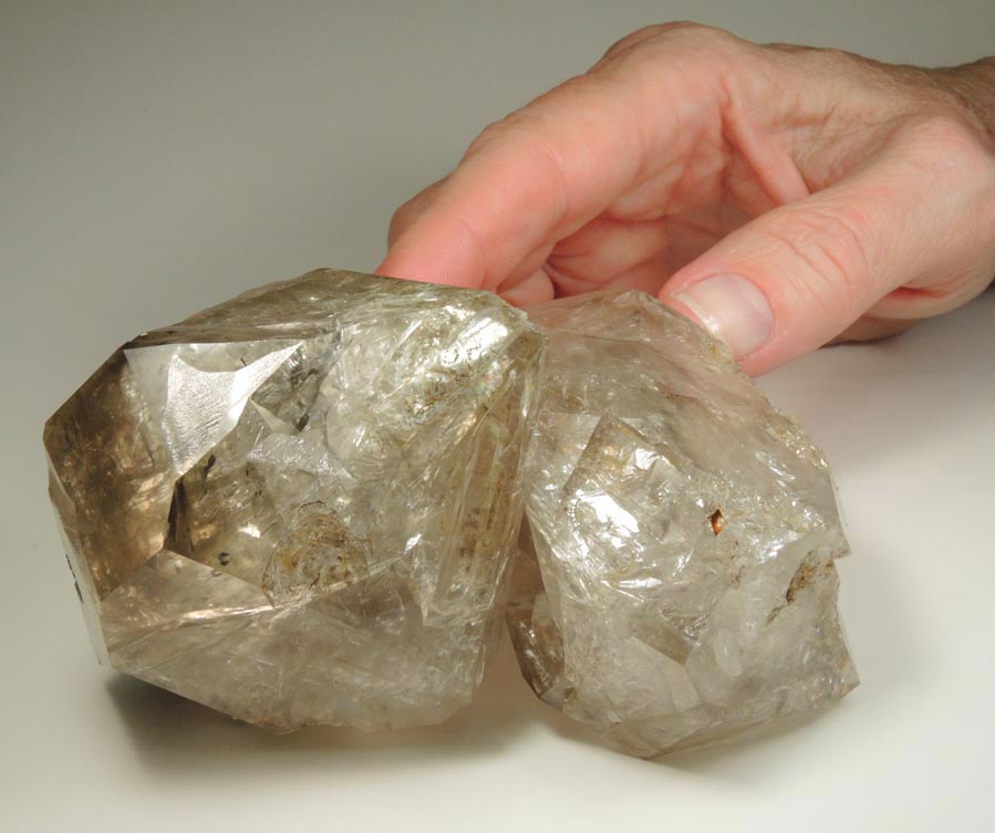 Quartz var. Herkimer Diamonds from Middleville, Herkimer County, New York