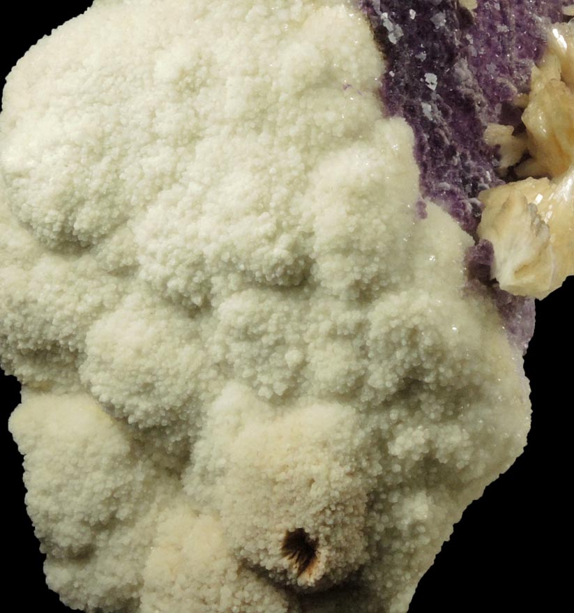 Barite on Fluorite over Quartz from Caravia-Berbes District, Asturias, Spain