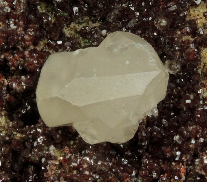 Cerussite on Smithsonite from Tsumeb Mine, Otavi-Bergland District, Oshikoto, Namibia