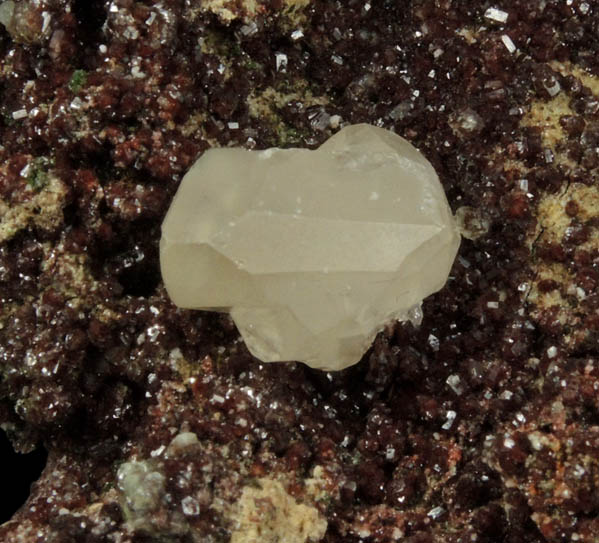 Cerussite on Smithsonite from Tsumeb Mine, Otavi-Bergland District, Oshikoto, Namibia