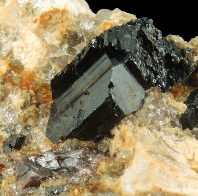 Schorl Tourmaline from 170 Street at Riverside Drive, Manhattan Island, New York City, New York County, New York