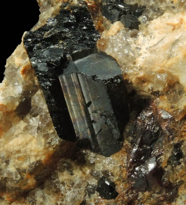 Schorl Tourmaline from 170 Street at Riverside Drive, Manhattan Island, New York City, New York County, New York