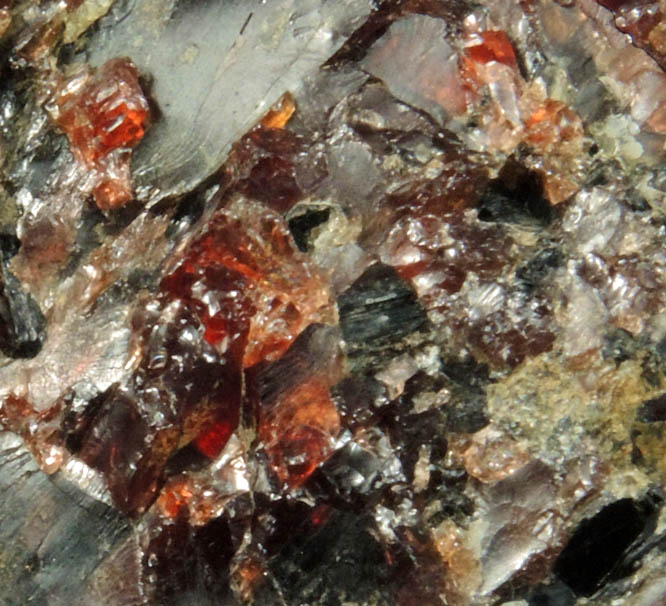 Almandine Garnet from Barton Mine, Gore Mountain, North River, Warren County, New York